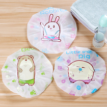 Creative cartoon printing thick waterproof shower cap kitchen oil cap