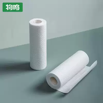 One-time lazy rag for housework cleaning kitchen water absorption, non-stick oil, dry and wet, thick non-woven fabric