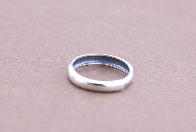 Tiếng Phạn Thần chú 925 sterling bạc mở nhẫn điều chỉnh sáu câu thần chú nữ nhẫn retro Thái bạc nhẫn đơn nhẫn nhẫn đeo ngón trỏ