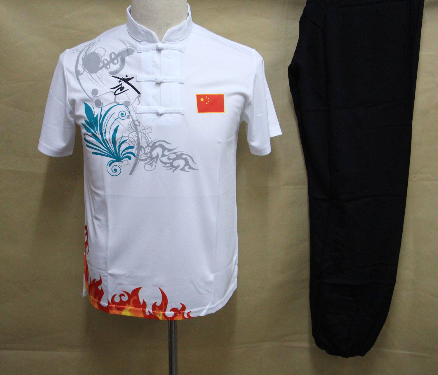 Tai Chi Martial Arts Clothing T-shirt Martial Arts Culture Shirt Tai Chi Vest Chinese Standings T-shirt Tai Chi Pants Suit