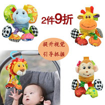 Newborn baby stroller pendant toy shock safety seat bed hanging hanging vibration with Bell