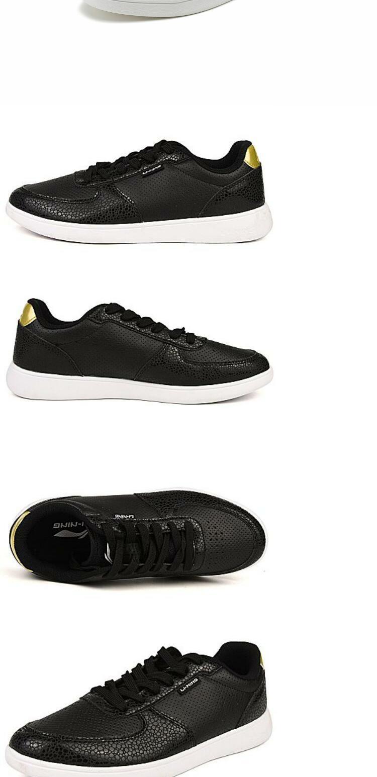 Giày nữ Li Ning Giày thông thường xu hướng văn hóa Giày nữ Giày du lịch AGCM232 giày thể thao lining
