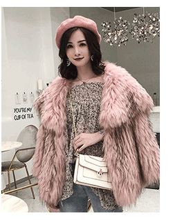 Nữ thần Fan chống mùa giải phóng mặt bằng len lông một chiếc áo khoác Châu Âu trạm đoạn ngắn con cáo lông cổ áo lông cừu cắt áo da cổ lông