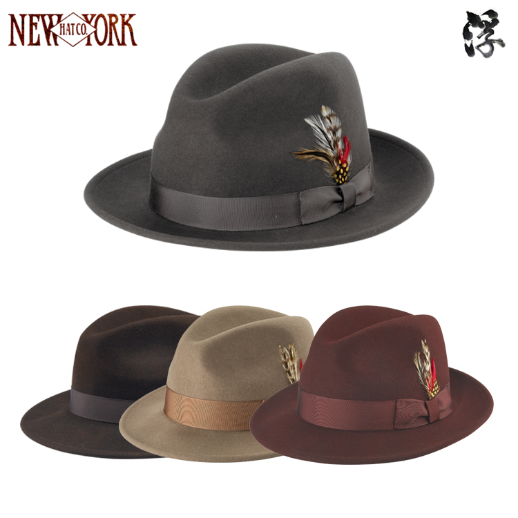 New York Hat New York Hat New York Fedora Fedora Waterproof Soft Godfather Shade Hat