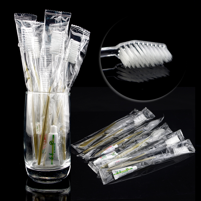 Hotel disposable soft hair toothbrush toothpaste Two-in-one dental household hotel wash set