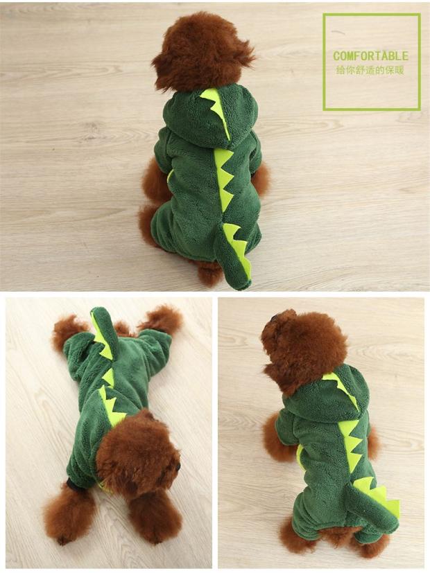 Mèo dễ thương thú cưng quần áo nhà đen Teddy dog ​​mùa đông đứng quần áo mới mặc mùa đông công chúa trang phục - Quần áo & phụ kiện thú cưng mèo mặc áo
