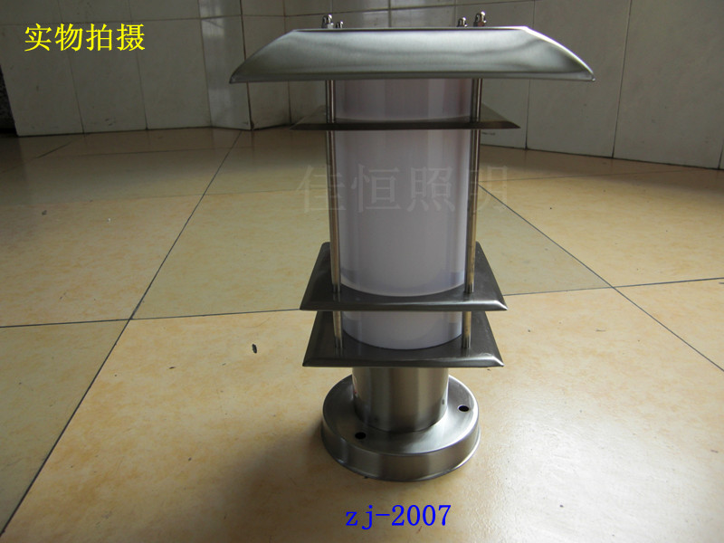 Manufacturer Direct Pillar Lamp Stainless Steel LED Post Headlights Patio Outdoor Lights Wall Lamp Door Column Lamp Lighting Luminaire