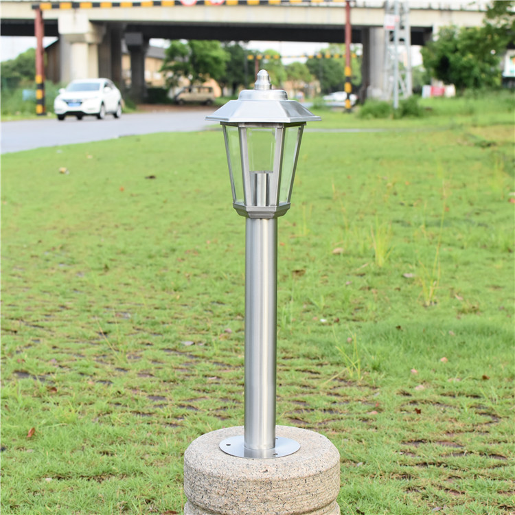 Glass lampshade straw terrace light LED stainless steel meadow Buried Light Courtyard Landscape Community Park Green Waterproof Floodlight