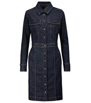  2021 7 FOR ALL MANKIND DARK BLUE LADY DENIM DRESS