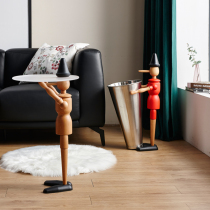 Pinocchio Puppet Small Tea Table Creative Furnishings Nordic Light Extravagant Designer Net Red Ins A Few People Sleeping Corner A Few