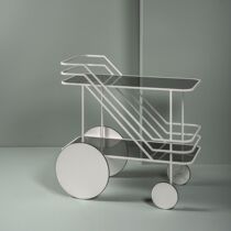 German artist with light extravagant trolley Restaurant Edge a few teas waterstand Wine Water Small Cart Bar mobile Dining Side Cabinet