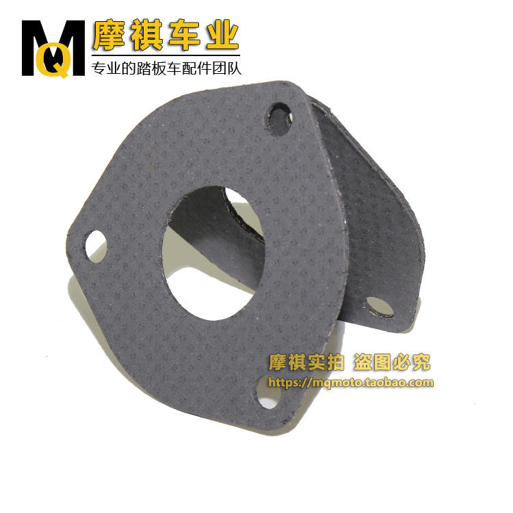 Động cơ xe máy ống xả gasket Falcon tam giác pad ống Nhôm xả Kết Nối đặc biệt khuỷu tay gasket