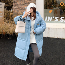 2021 new candy color bread clothing loose thick down cotton clothing winter long student cotton jacket jacket