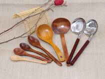 Lamian Noodles Spoon Hot Pot Spoon Japanese Bamboo and Wood Spoon Steamed Eggs Small Wood Spoon Features Japanese Cuisine Hot Pot Spoon