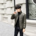 2018 cotton mới cho nam áo ngắn phần nhẹ phiên bản Hàn Quốc của nhíp tự canh bình thường mùa đông xuống bông pad bông Bông