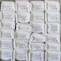 Письма кофейная сахарная сумка Companion белый гранулированный сахар 3GX100 сумки кофе сахар сахар булочки приправы сахар