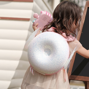 儿童书包可爱幼儿园甜甜圈彩虹玩具女孩双肩小背包女童包包2-6岁3