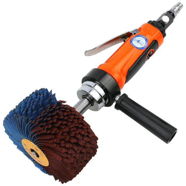 ໄຕ້ຫວັນ Baima BL6 pneumatic jackfruit grinder ຮູບຮ່າງພິເສດ abrasive wheel primer brushing woodworking groove line polishing