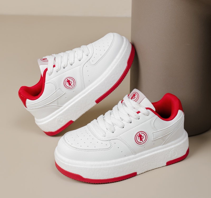 Linming's New Popcorn Big White Kicking Shuttlecock Shoes, Ultra-Light, Highly Elastic, Wear-Resistant, Non-Slip and Highly Elastic, Loose Standard Size