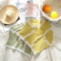 Day Series Big Code Briefs Lady Pure Cotton Antibacterial Inner Gear Summer Thin breathable High waist collecting groin shorts for small tummy