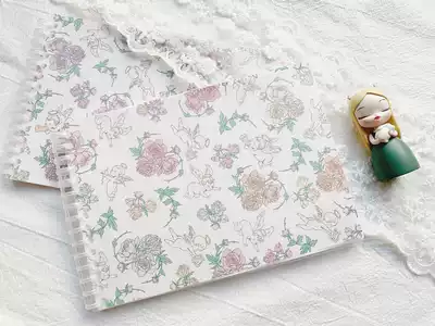 ()A5 double-glossy horizontal open release paper, this loose-leaf ring tape collection book book book book book book is very useful