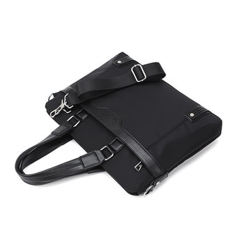 Oxford horizontal style casual style business canvas briefcase
