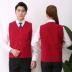Vest Tùy chỉnh Người phục vụ Đồ bảo hộ lao động Vest In Logo Big Vest Siêu thị Tình nguyện viên Quảng cáo Quảng cáo Dụng cụ áo phao lông vũ nữ Áo vest