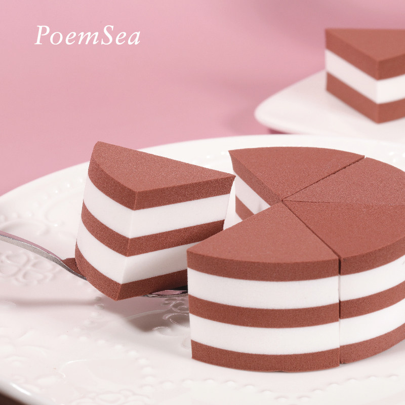 poem sea ten thousand Poetry Sea Cake Powder Bashing Tiramisu Dry Wet-use Makeup Sponge Not to Eat Powder 12