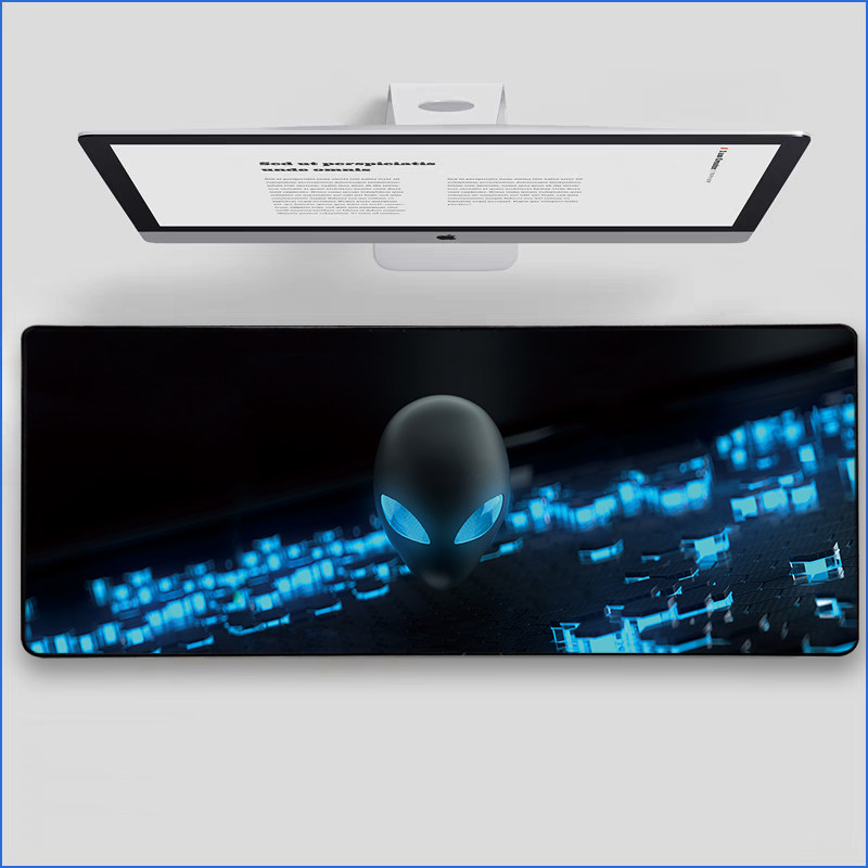 Alienware Alien Gaming Mouse Pad Extra Large E-Sports Desktop Pad Reflective Printed Mouse Pad Alienware Alien Gaming Mouse Pad Extra Large E-Sports Desktop Pad Reflective Printed Mouse Pad