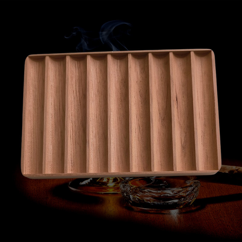 Imported Spanish cedar wood tray cigar alcoholization display cigar tray cedar wood bottom frame cigar tray