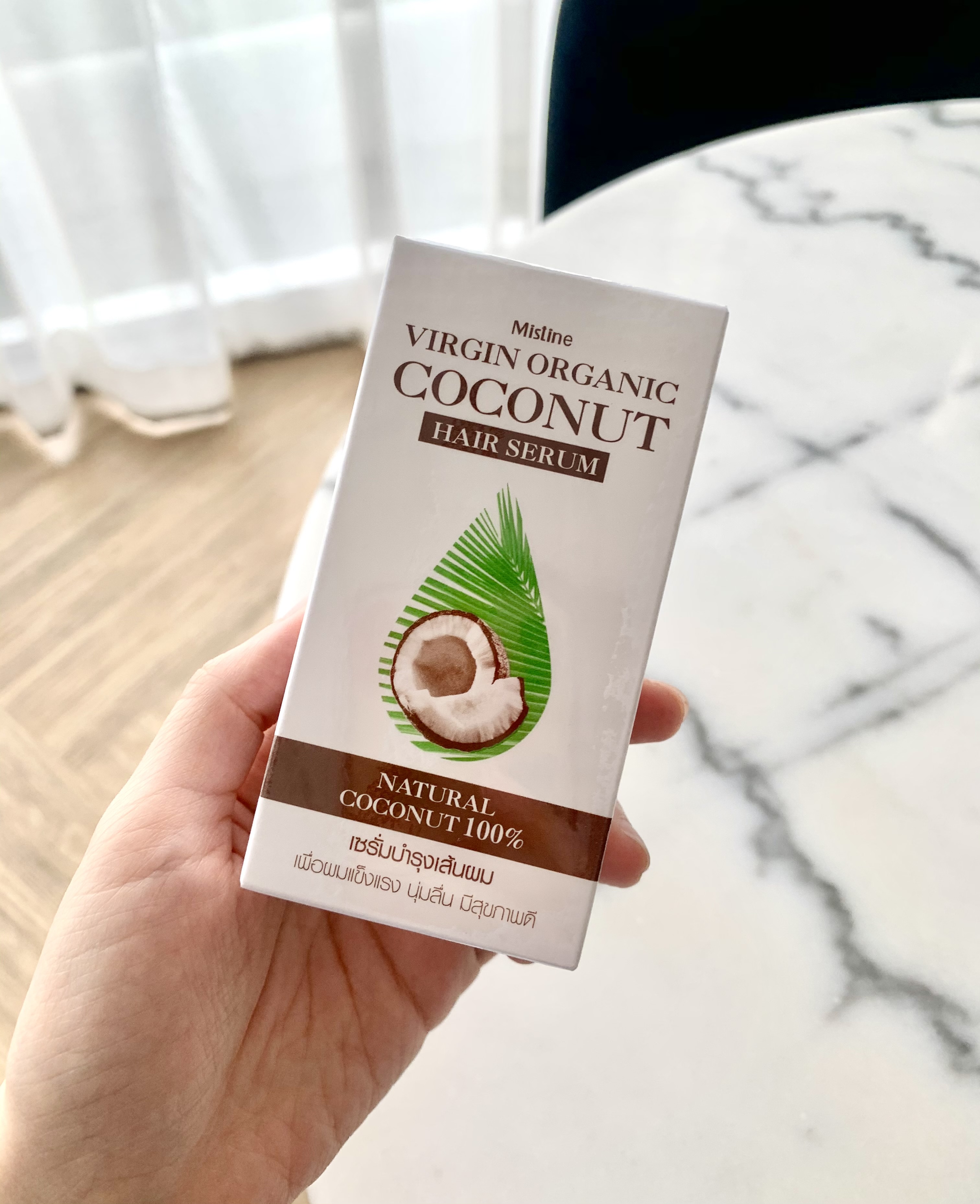 Thailand Mistine Organic Coconut Hair Care Essential Oils Free Wash Smooth Improvement Repair Dry Bifurcation Hairy 35ml-Taobao