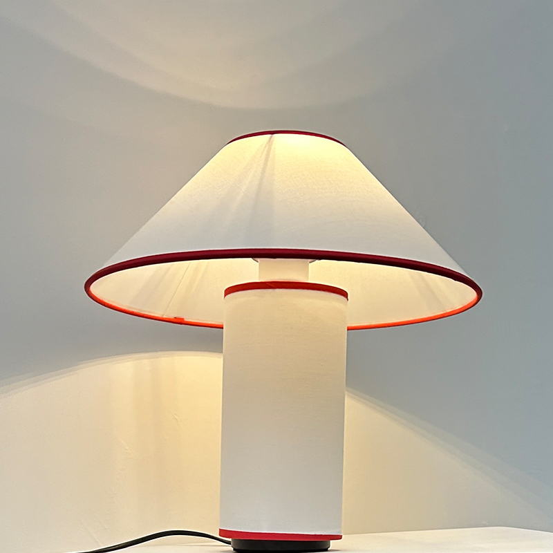 Italian-Style Mushroom Lamp, Nordic Minimalist Trendy Living Room Bedroom Bedside Table Lamp, Mushroom Lamp, Living Room Ambiance Light