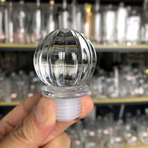Food grade hot sales new transparent stripes creative solid wine bottle sardin seal plug