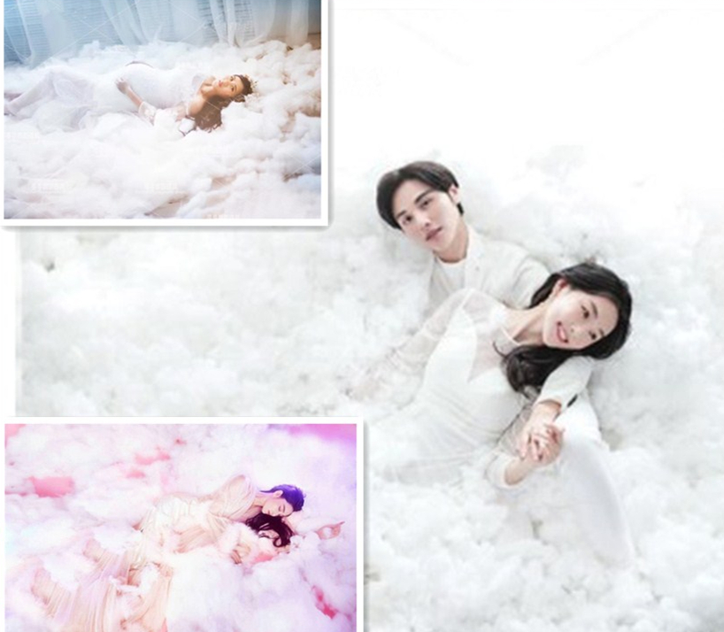 Creative wedding photo photography props simulation cotton children photography props studio theme photo photo props