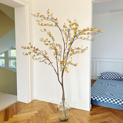 Large Artificial Green Plant, Japanese Hanging Bell Plant, Fake Plant for Landscaping, Bedroom Floor Decoration Potted Plant