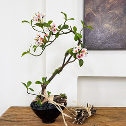 Loushujia Artificial Green Plant Bonsai Indoor Dining Table Entrance Table Decoration Ornaments High-End Imitation Plants