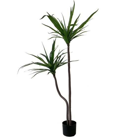 Nordic large simulation plant interior decoration fake green plant potted millennium wood dragon blood tree living room clothing store decorations