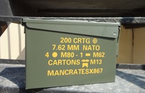 NATO 7 62mm NATO explosion-proof box Tin box AOMO box airdrop box Car toolbox CS box Battery box