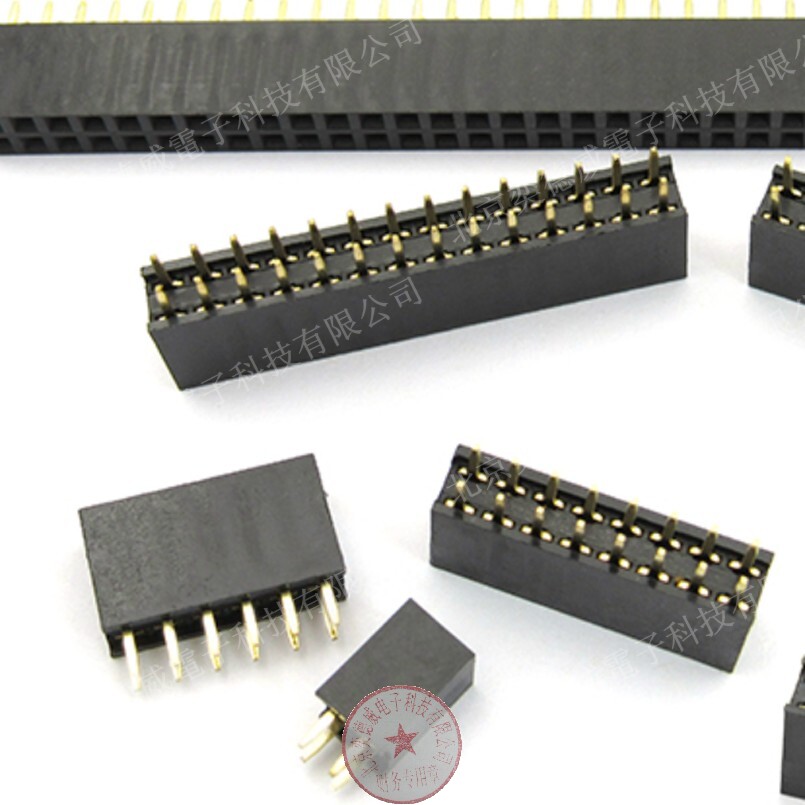 Double row mother seat pin socket double row mother seat 2 54MM pitch 2 * 2P 3 4 5 8 10 20-40P