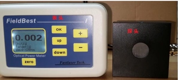 Laser power meter Thermoelectric type 6W range 1mW resolution Response speed block Quality of imported products