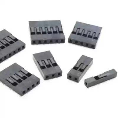 DuPont shell Rubber shell 2 54mm single row DuPont wire plug 1P 2P 3P 4P 5P 6P 7P 8 9 10