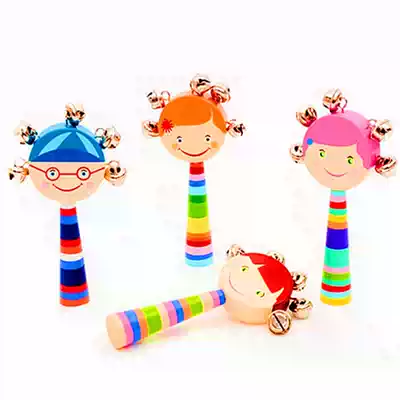 Over 10 yuan ORF percussion cartoon rattle(five bells)