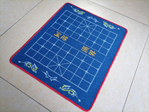 Chinese chess checkerboard mat Oversized precision edging Natural rubber table mat Chess non-slip