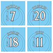 1999-2002 UEFA Cup champion BECKHAM GIGGS SCHOLES