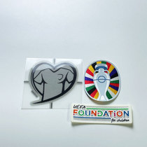 2024 European Cup armbands Italy France Portugal and Spain teams’ FOUNDATIO love badges