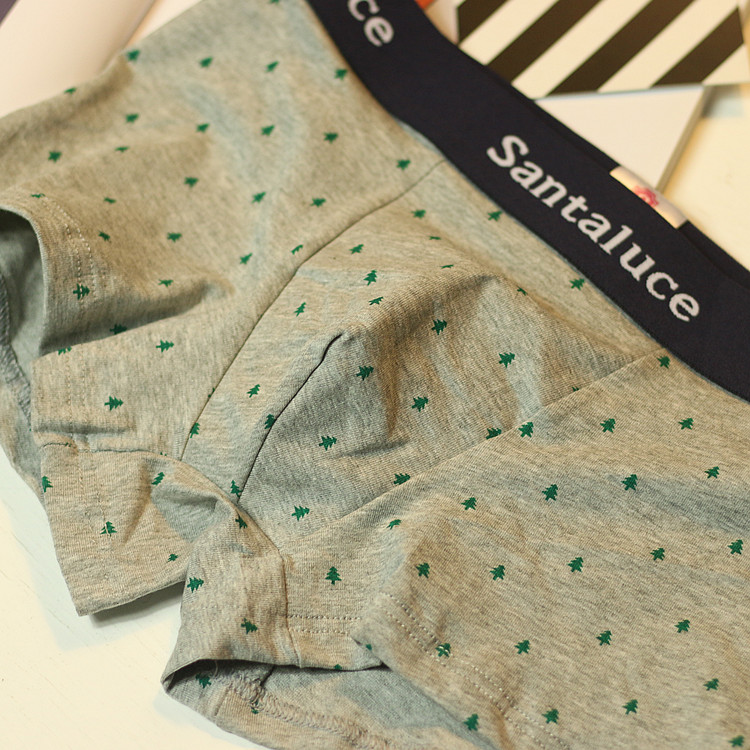 Đồ lót nam 3 tải Nhật Bản cây nhỏ thủy triều nam cotton boxer cá tính chuyển động đơn giản Quần mỏng bốn điểm - Giống cái quần lót nữ cotton thun lạnh cao cấp