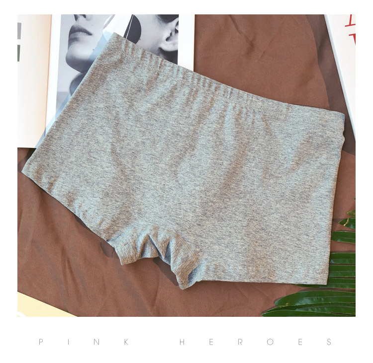 2 hộp Quần lót cotton thoải mái cho nam Quần boxer nam Quần boxer thời trang thoáng khí Quần rắn màu trẻ trung - Giống cái quần lót nữ cao cấp