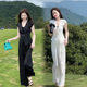 Professional Commuting Suit Vest Wide Leg Pants Fashion suit
