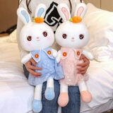 Плюшевый кролик, игрушка, кроватка, подушка для сна, тряпичная кукла, белый кролик, подарок на день рождения