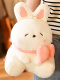 Милый кролик, плюшевая кукла, игрушка, подушка для сна, хлеб, белый кролик, подарок на день рождения